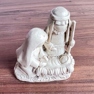Carved Nativity Scene Figurine
